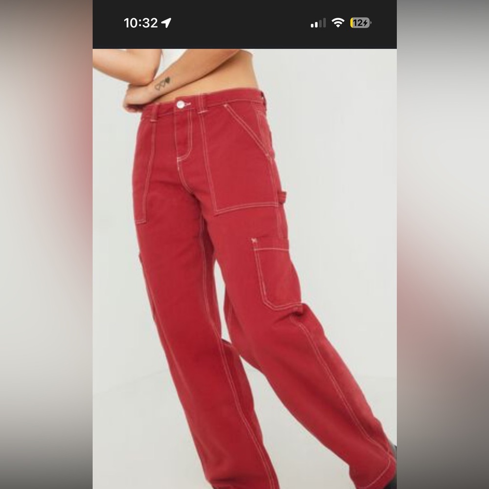 Garage Cherry Red Pants